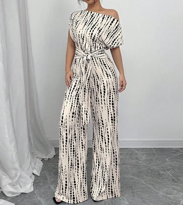 Wide-leg Strap Jumpsuit