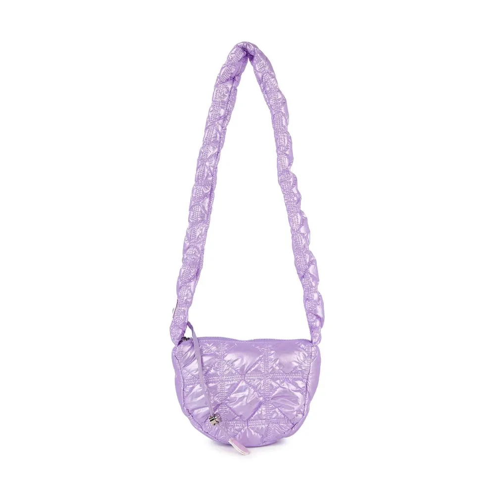 Quilted Nylon Shoulder Bag
