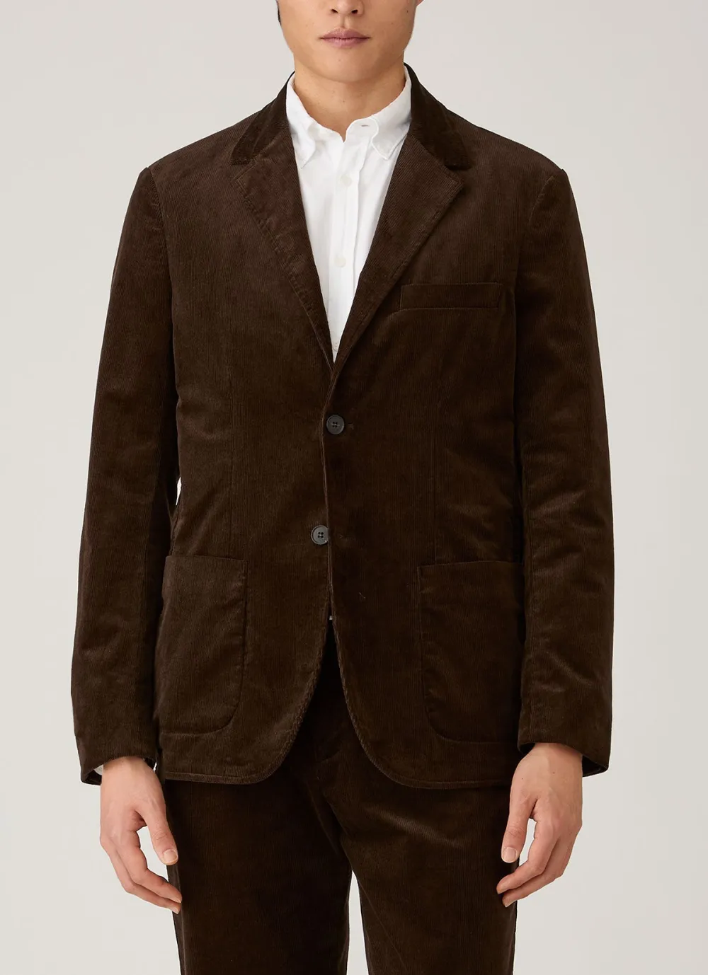 Soft Corduroy Tailored Blazer