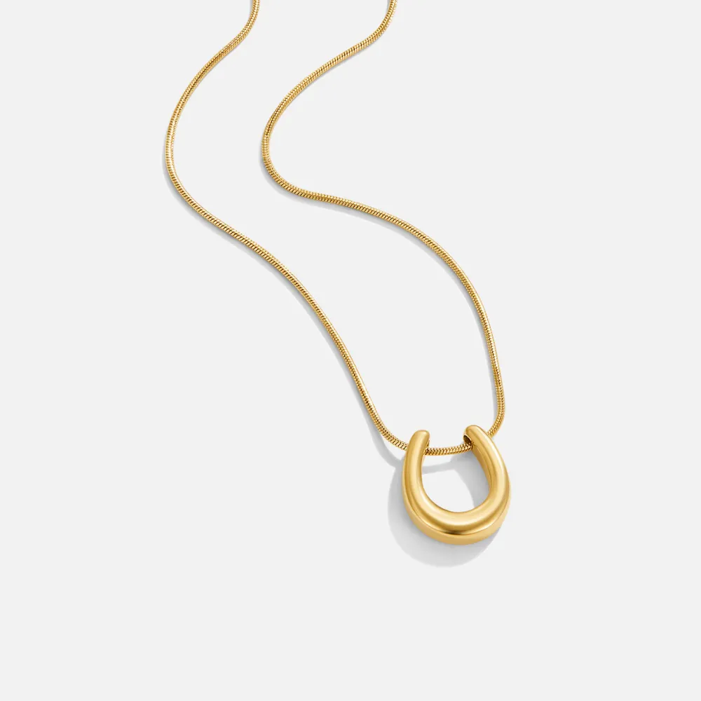 Adjustable Horseshoe Necklace