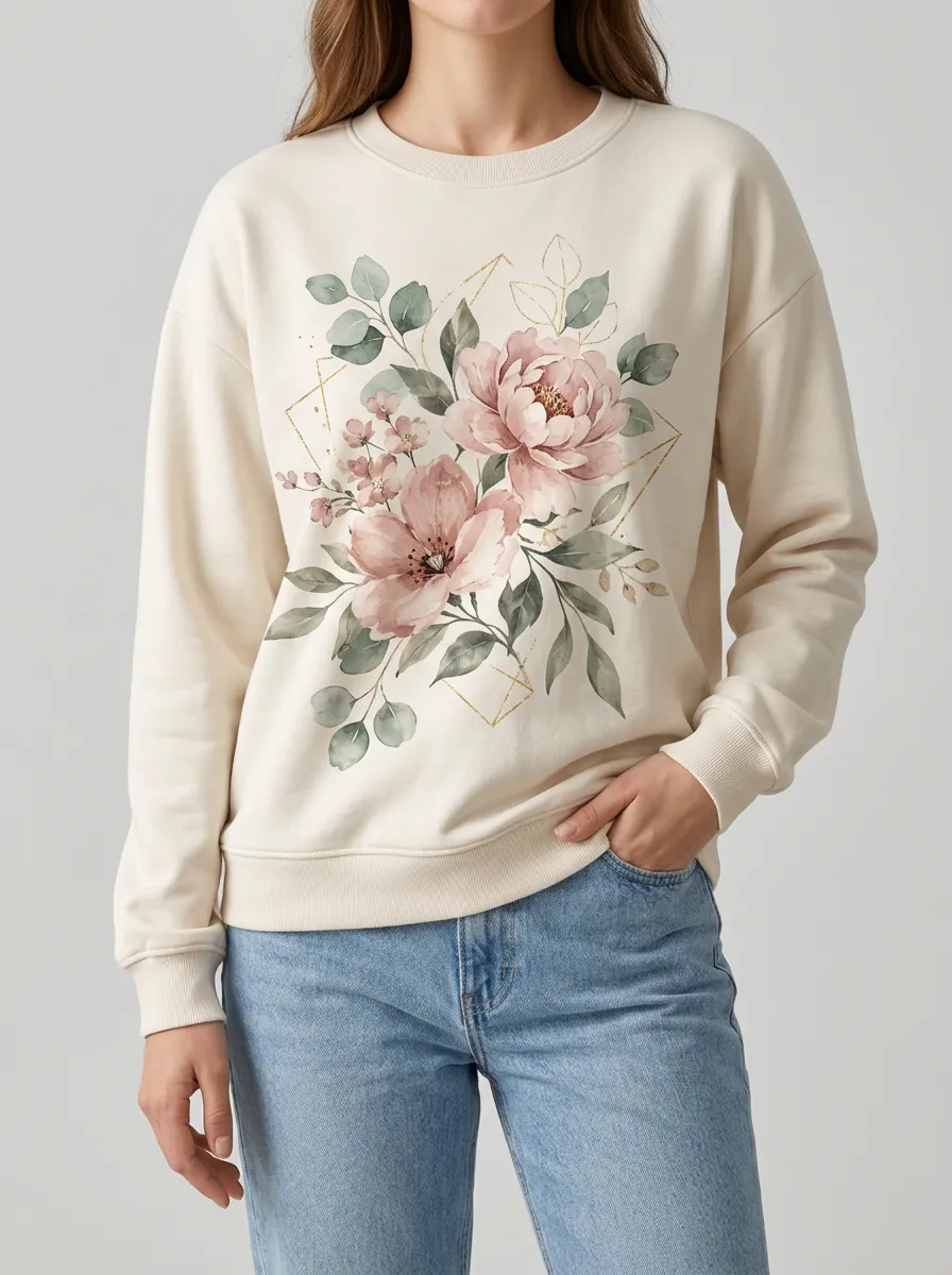 Everyday Pullover with Graphic Detail