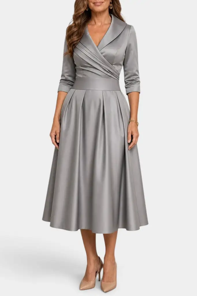 A-Line Midi Dress