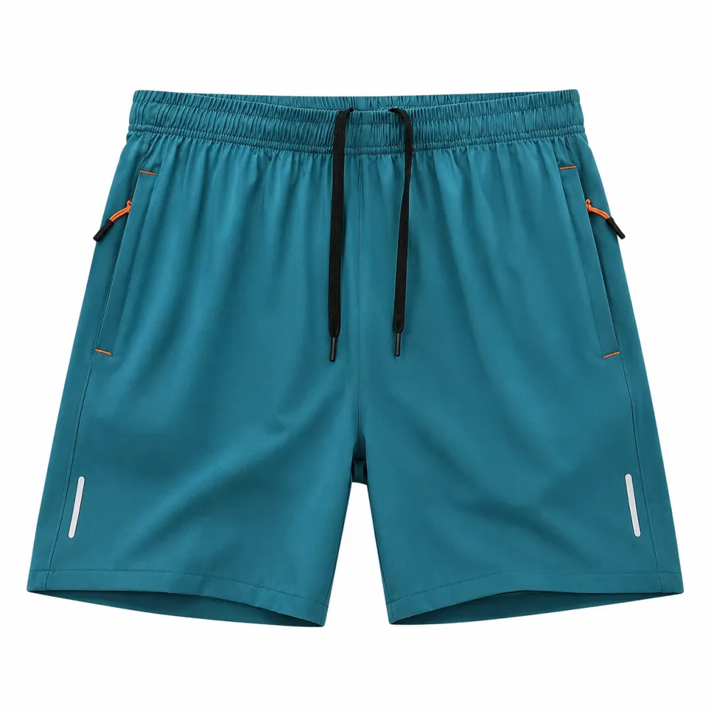 Men's 5-Pack Quick-Dry Slim-Fit Solid-Color Athletic Shorts