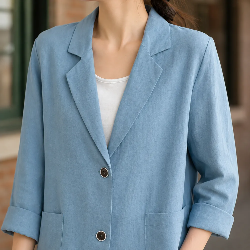 Notched Lapel Blazer