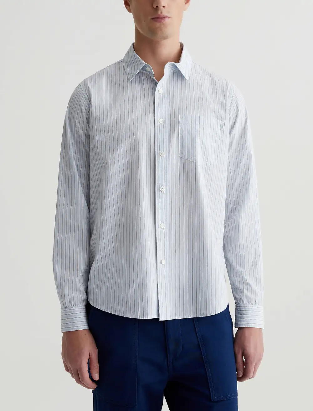 Men's Patch Pocket Button-Up Shirt