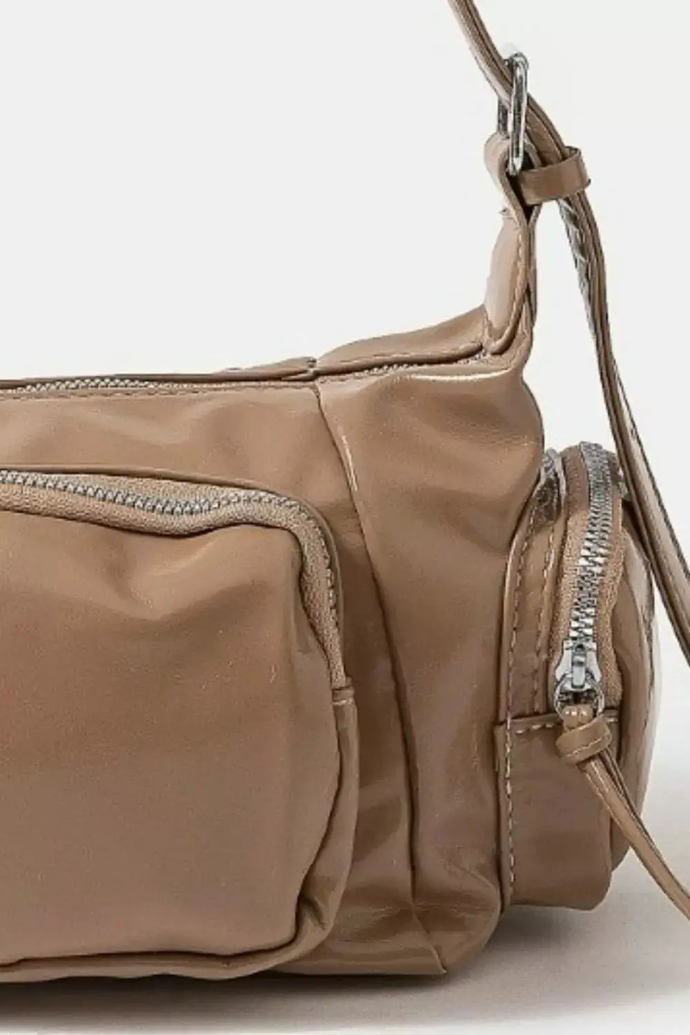 Pocket Glossy Handbag