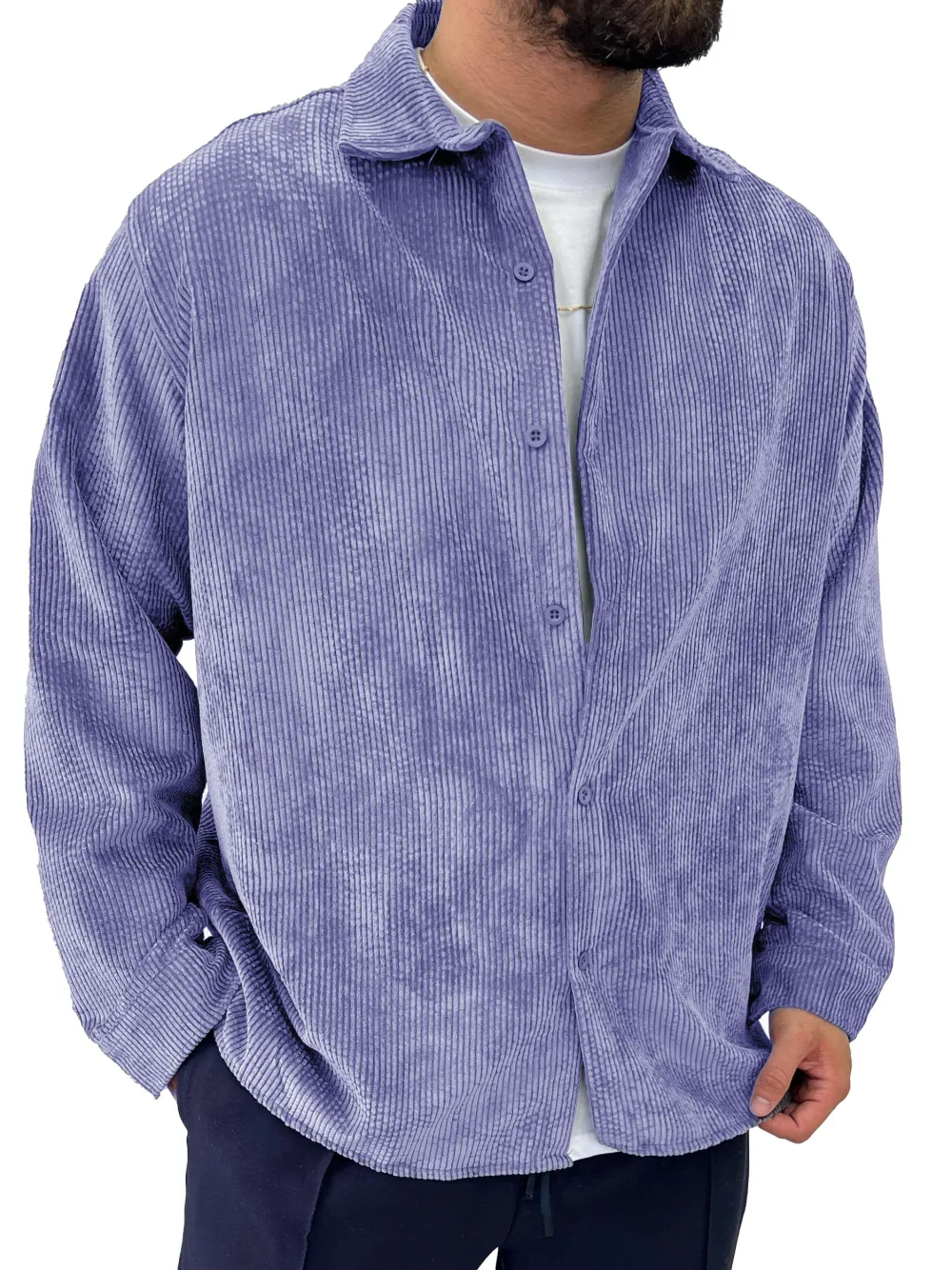 Modern Corduroy Long Sleeve Shirt