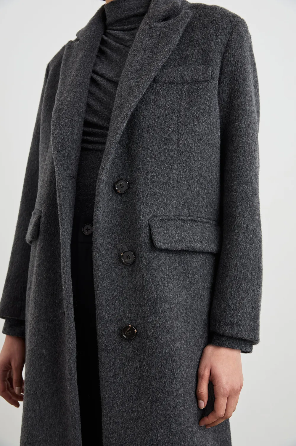 Alpaca Wool Blended Warm And Padded Women's Coat
