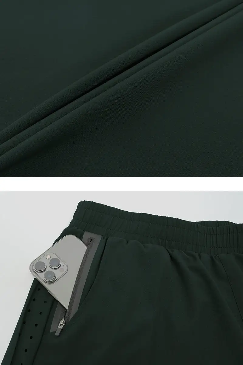 Dual Layer Stretch Athletic Shorts