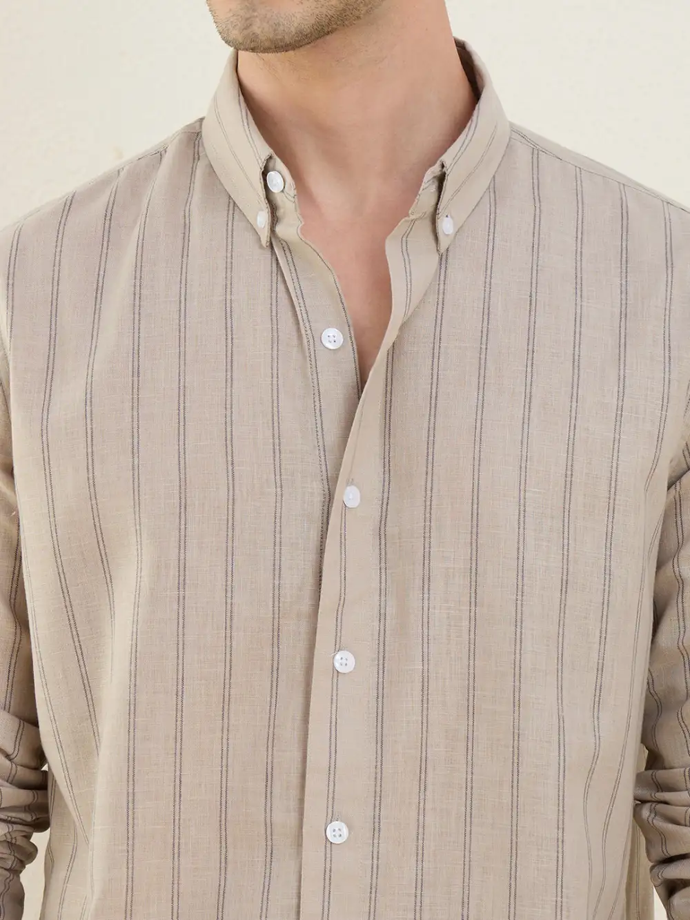 Everyday Striped Slim Fit Button Down Men's Formal Shirt