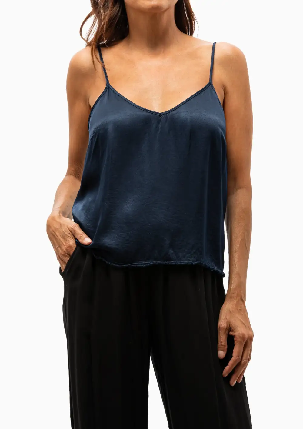 Satin Texture Cami Top