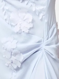 Elegant Chiffon 3D Floral Dress