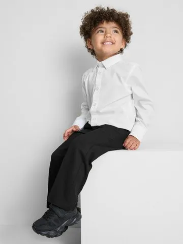 3-7yrs | 2pk Easy Iron School Trousers