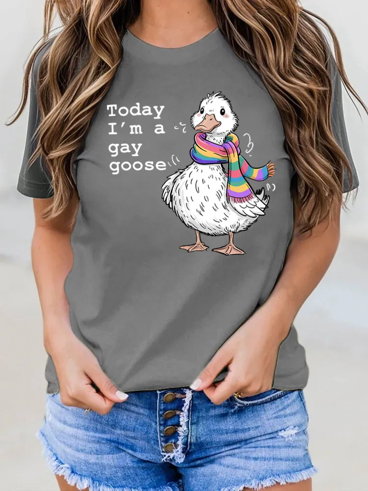 Graphic Round-Neck Short Sleeve T-Shirts
