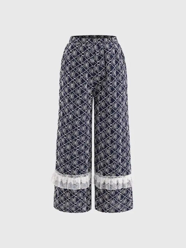 Everyday Embroidered Pants