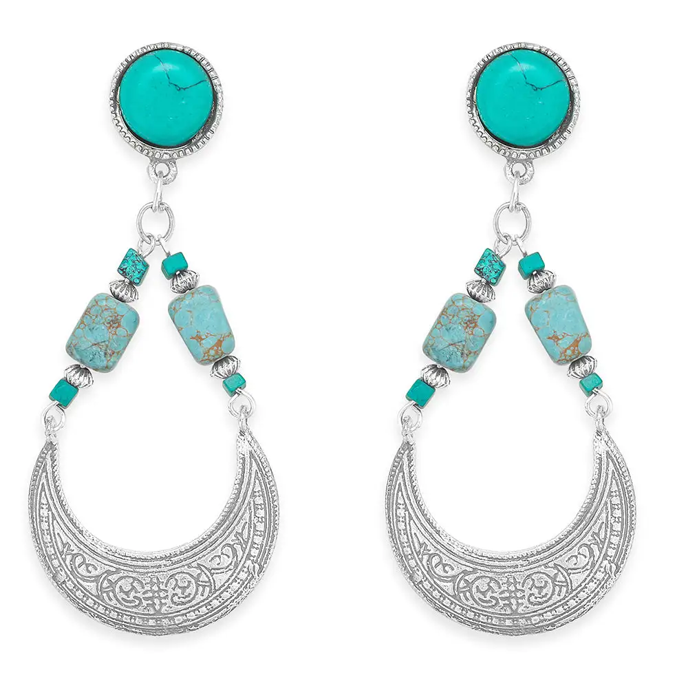 Radiant Flowing Artful Statement Earrings