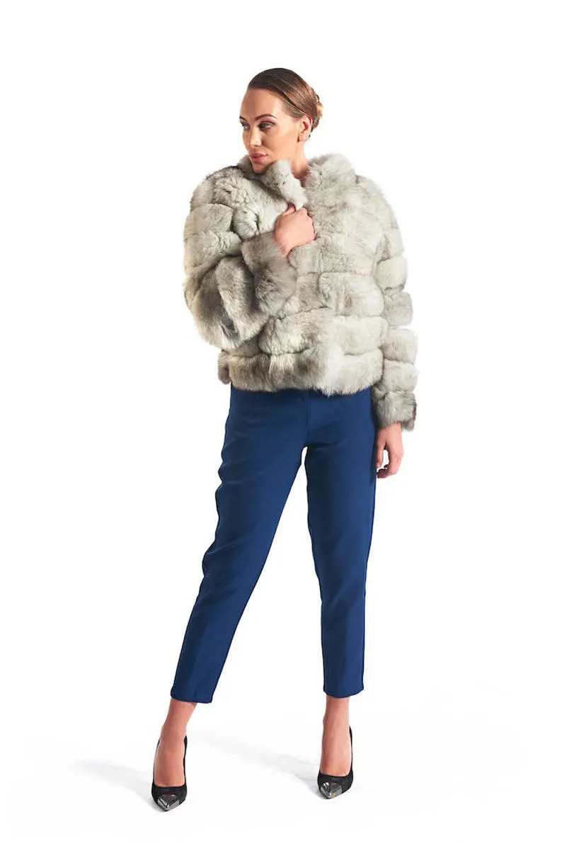 Blue Fox Fur Coat Women’s