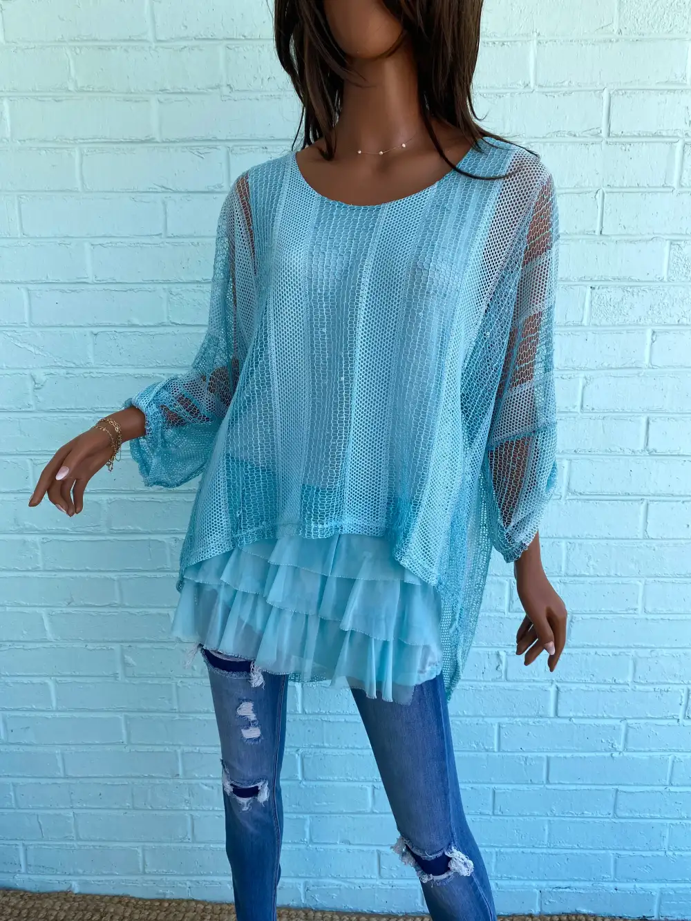 Relaxed Crochet Blouse
