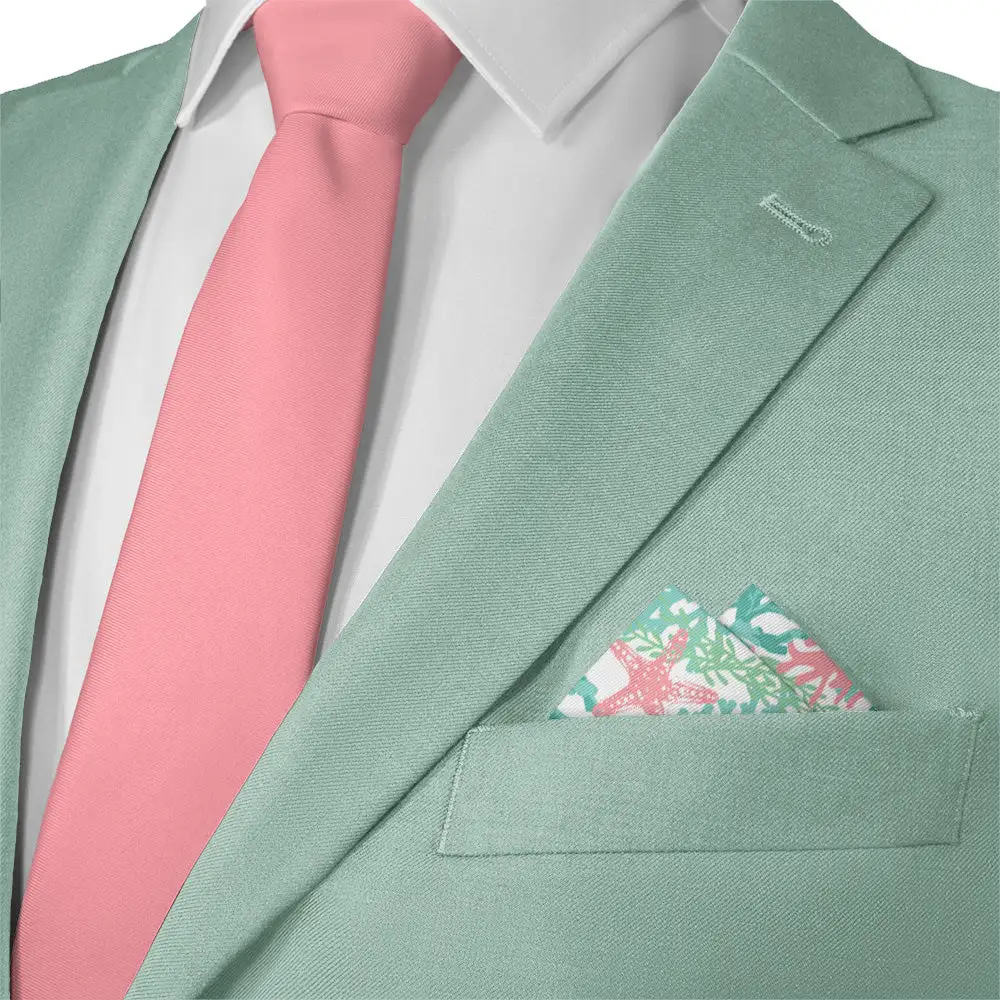 Polished Smart Floral Animal Motif Pocket Square