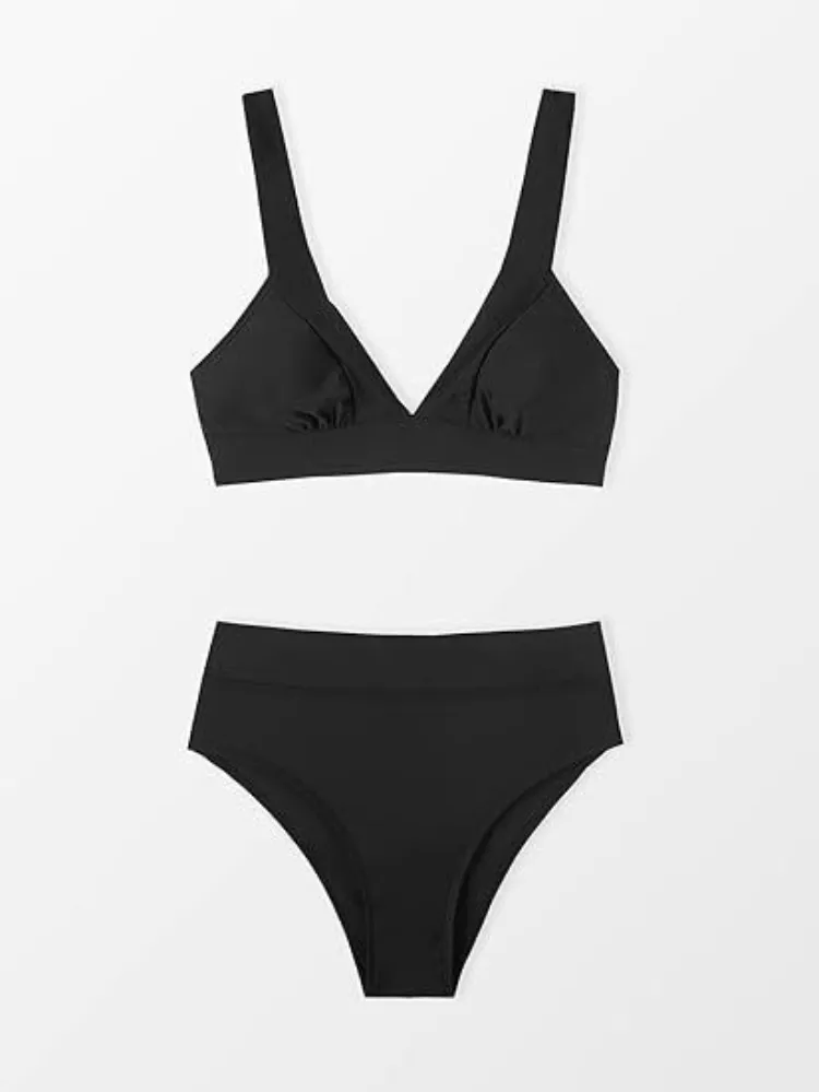 Resort High Waist Bikini Set For Beach Days