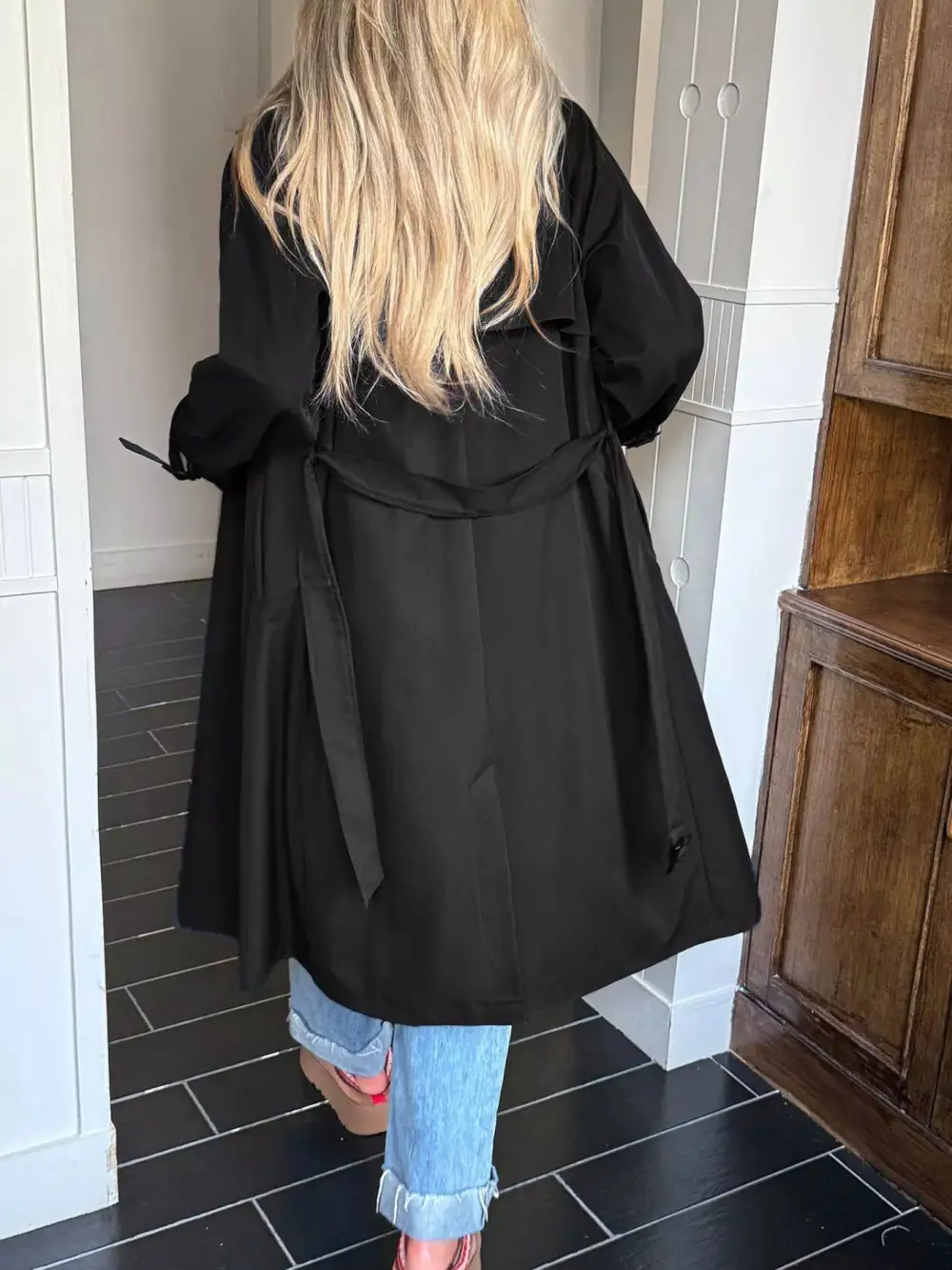 Double-breasted Belted Trench Coat