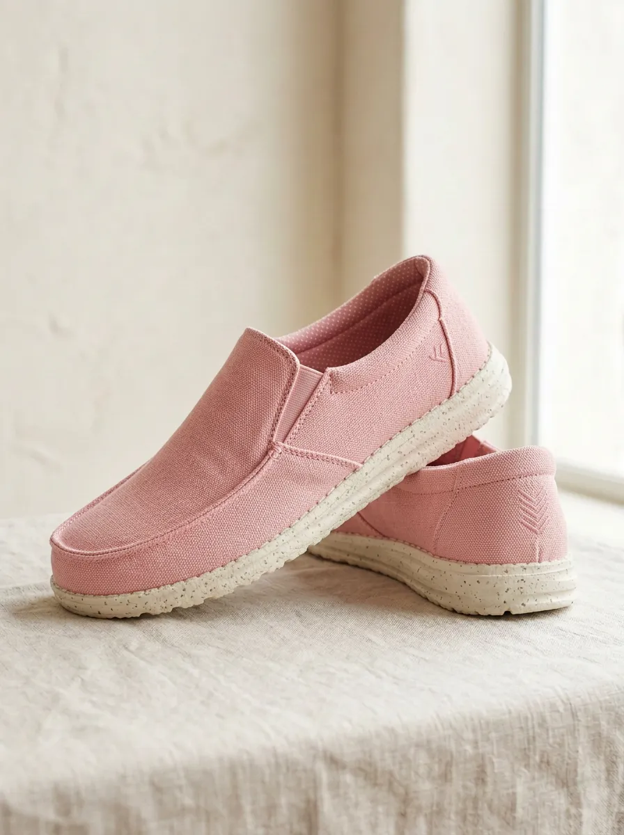 Slip-On Casual Unisex Elastic Canvas Shoes