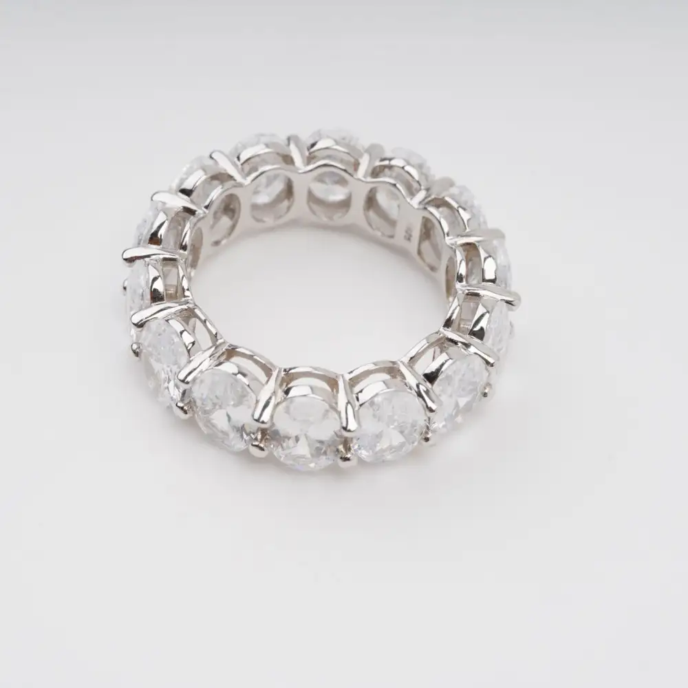 Drapé Oval Gemstone Sterling Silver Ring