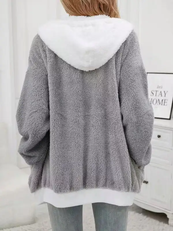 Cozy Fleece Zip-up Outerwear
