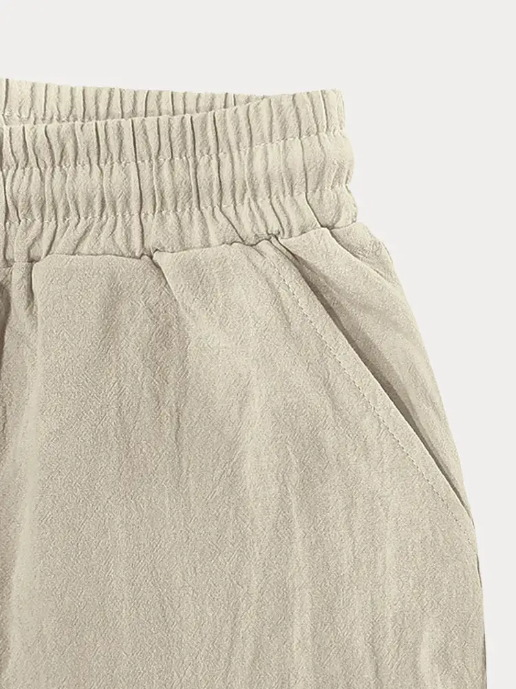 Breathable Cotton Cargo Shorts