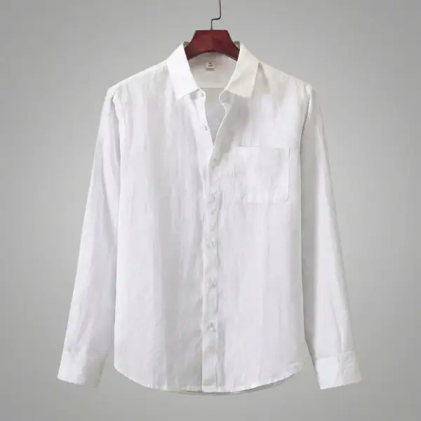 Linen Breathable Long Sleeve Shirt