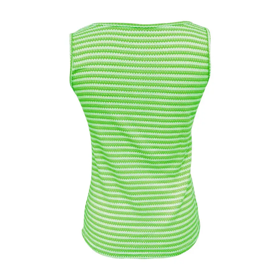Button Front Knit Tank Top