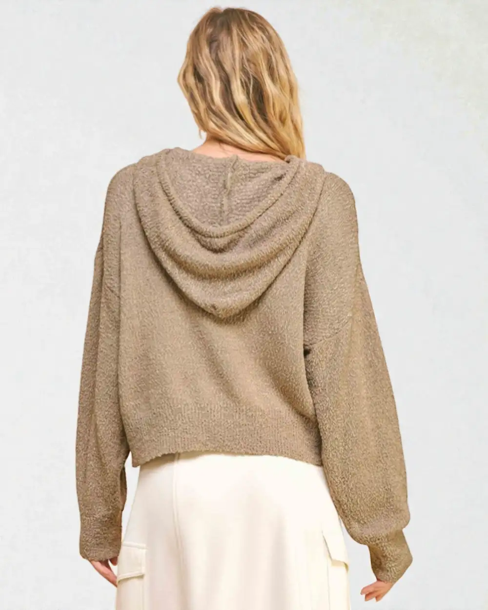 Knit Hoodie Sweater