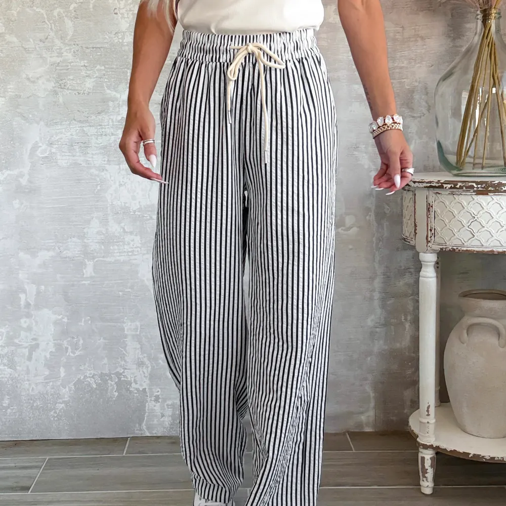 Everyday Classic Striped Pants