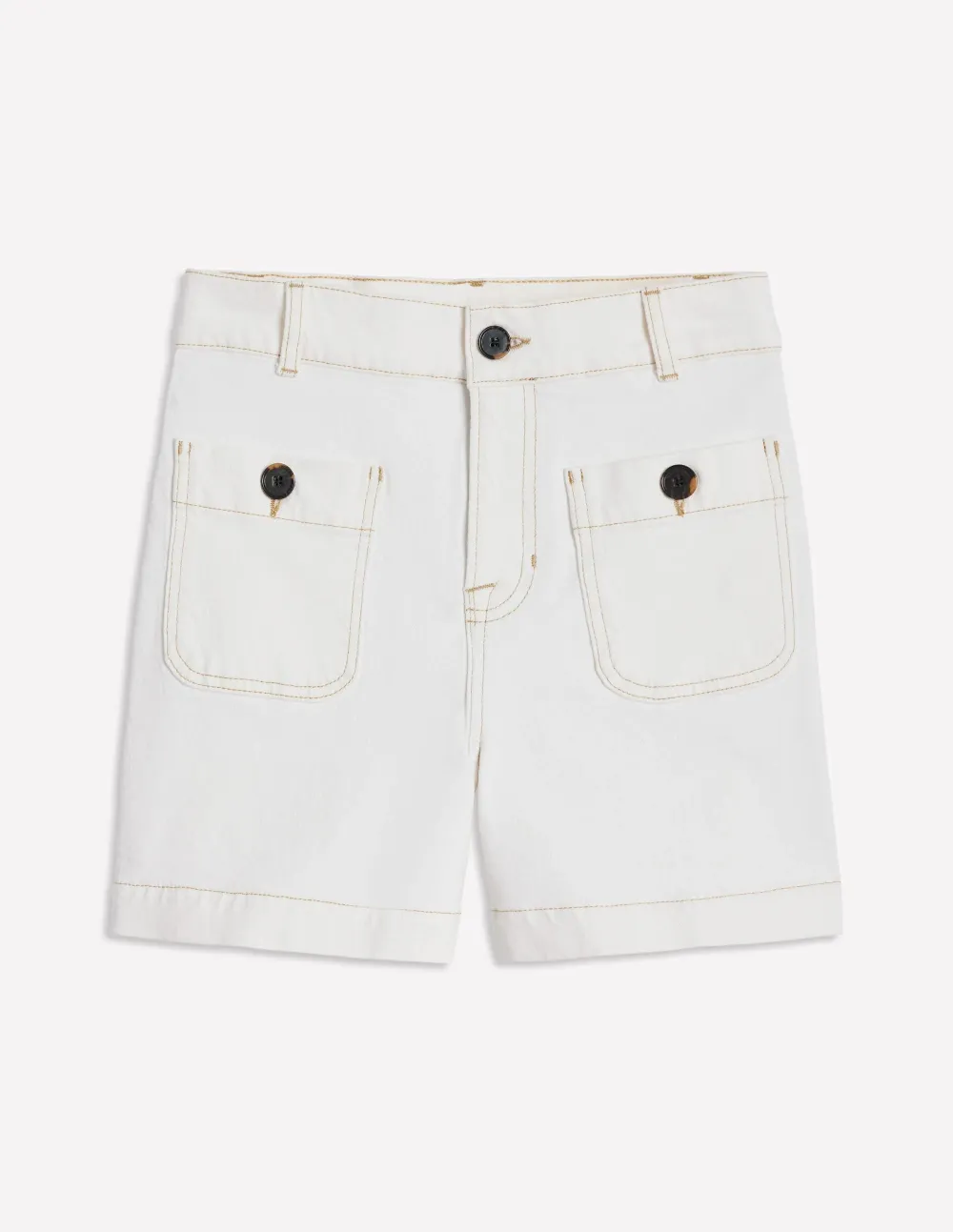 Pocket Front Denim Shorts