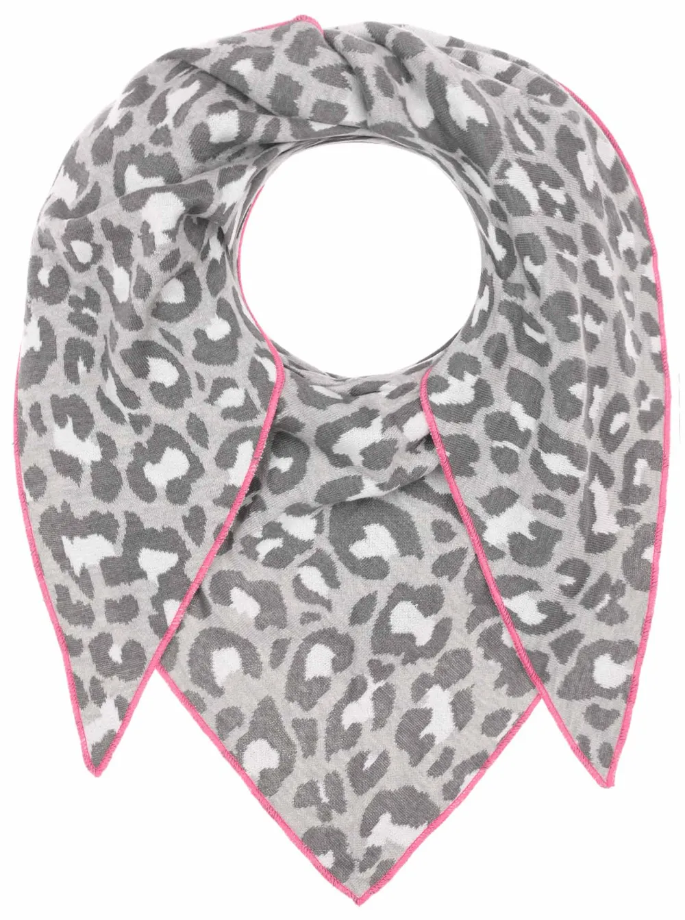 Classic Casual Cotton Wool Leopard Pattern Fashion Scarf