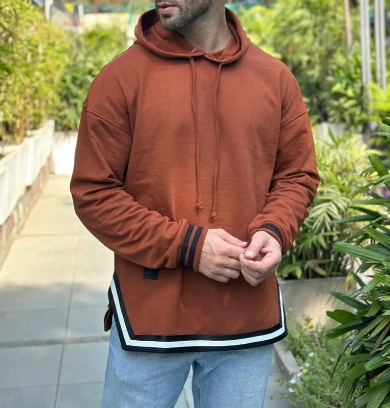 Brown Fleece Hoodie