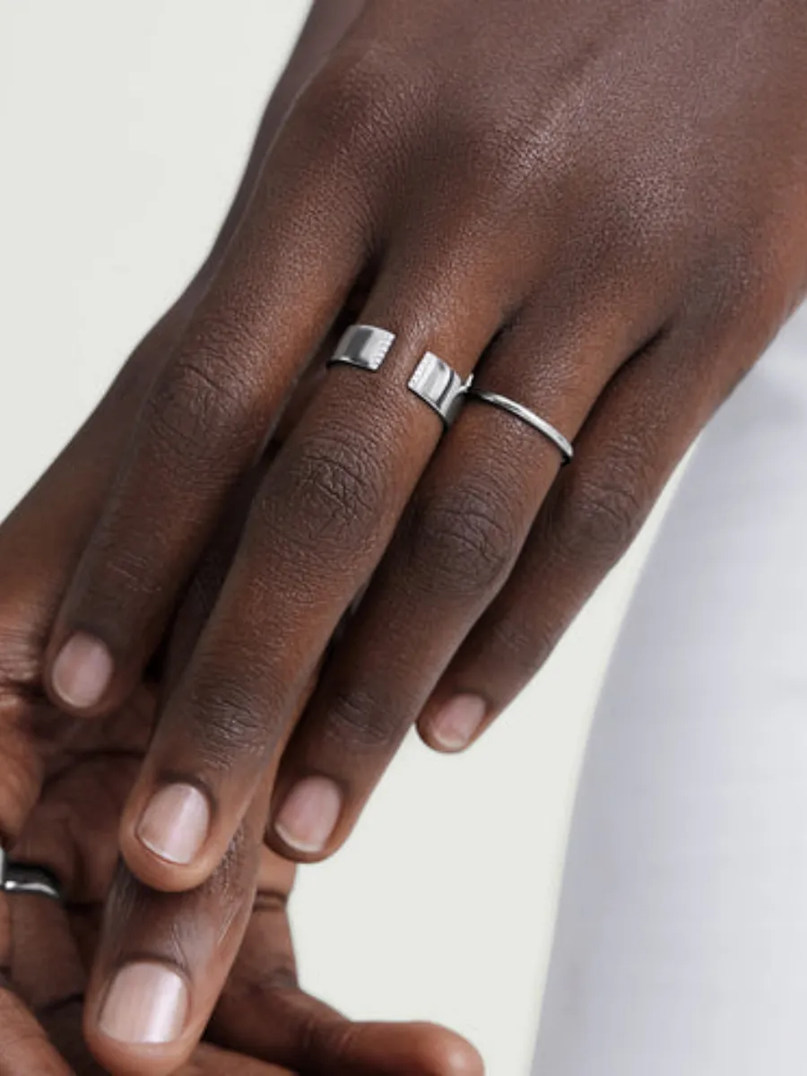 Silver Plain Band Ring