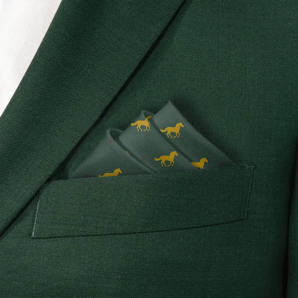 Contemporary Coordinated Novelty Animal Motif Pocket Square