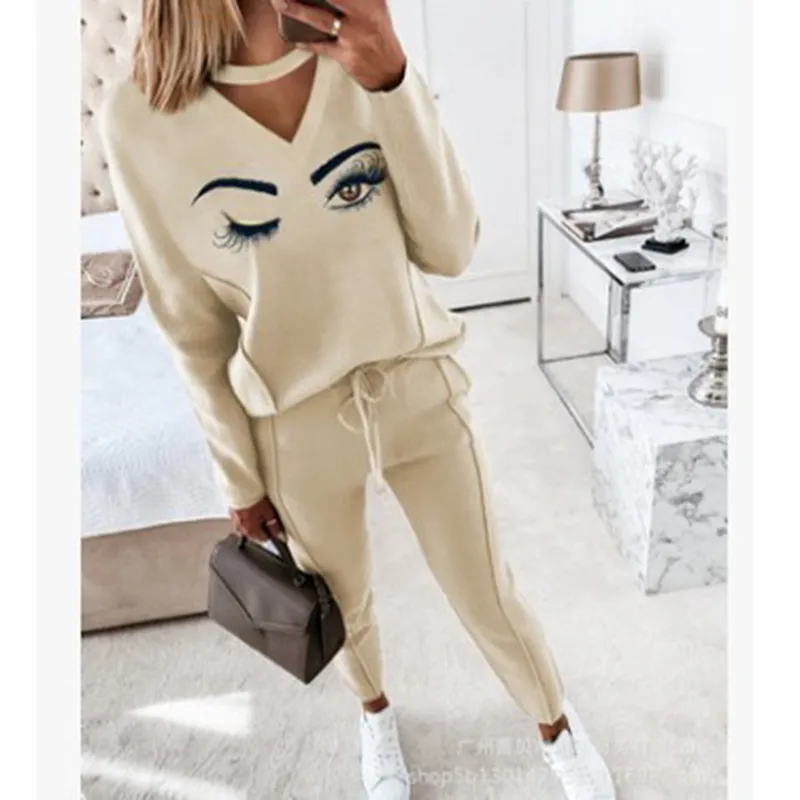 Loose casual printed set