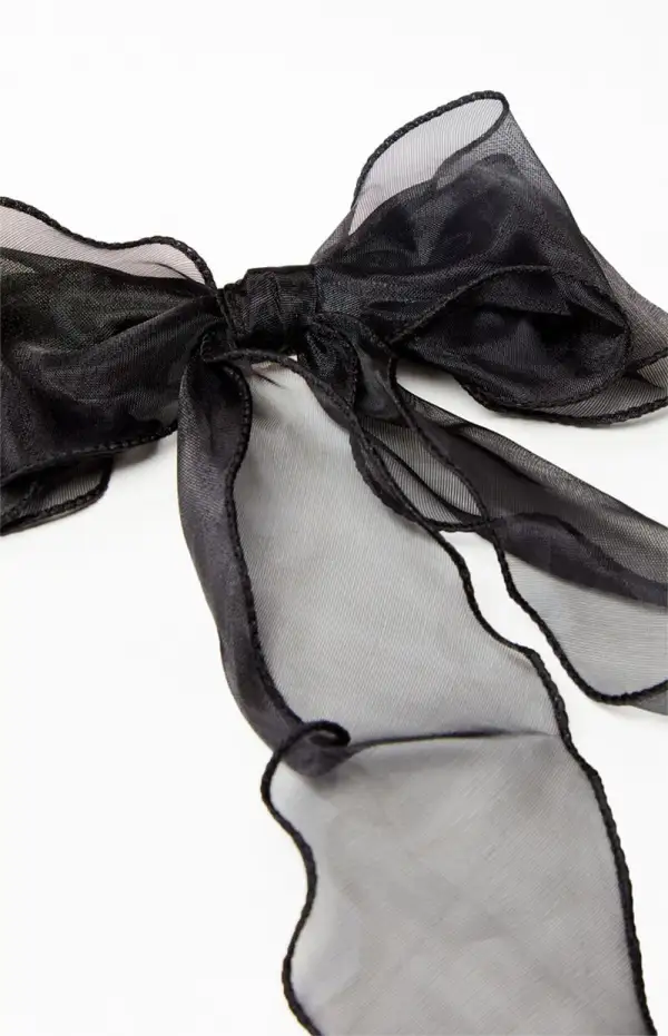 PacSun Chiffon Big Bow Barrette