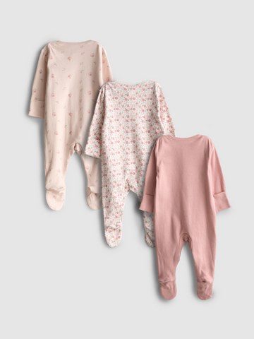 0-24mths | 3pk Floral Print Popper Sleepsuits detail 1
