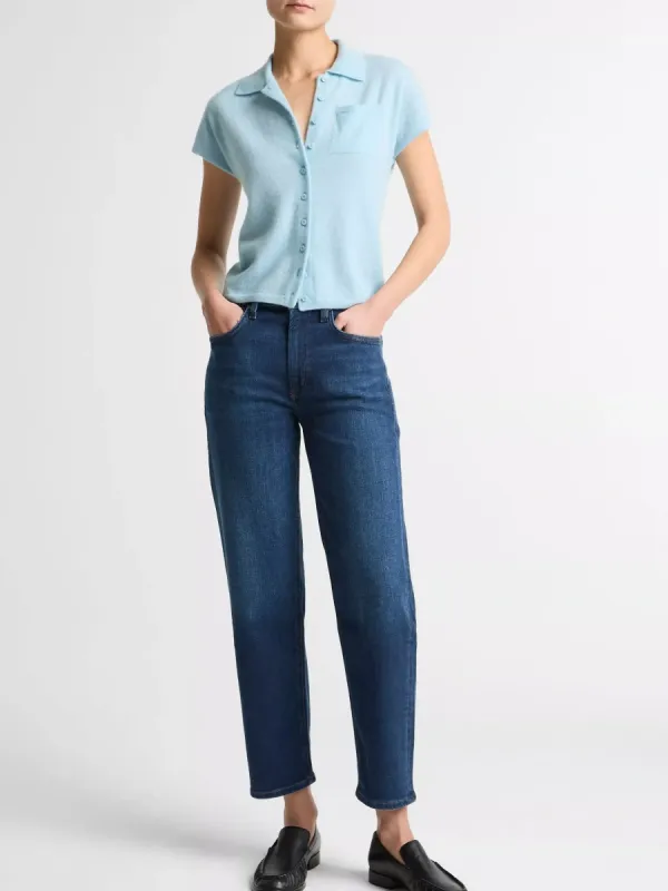 Button Up Short Sleeve Cardigan