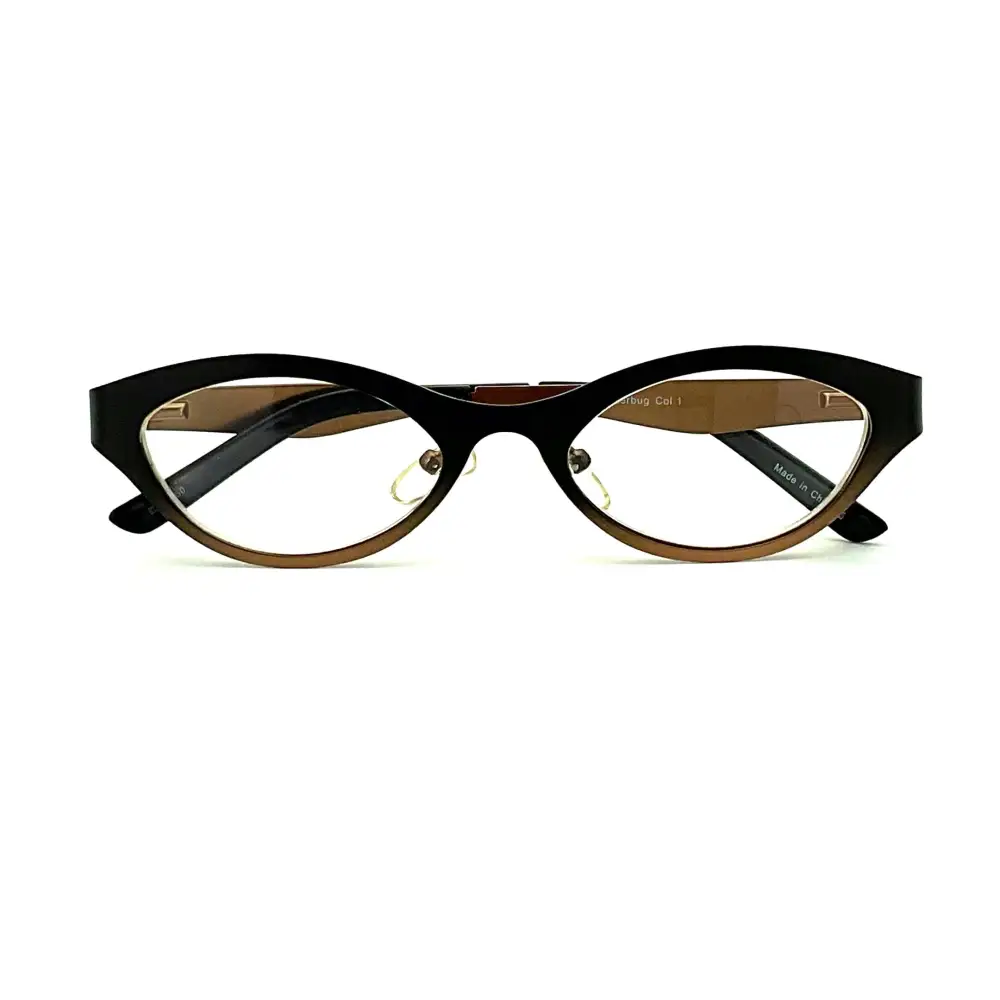 Oval Reading Glasses with Case