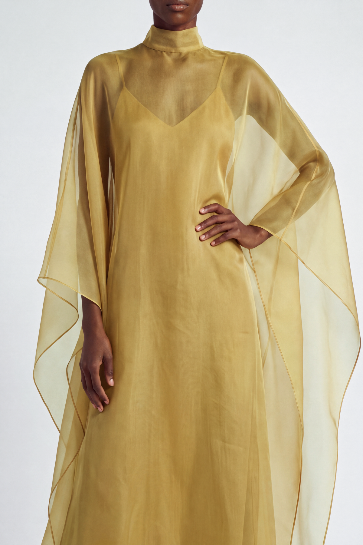 High Neck Maxi Dress