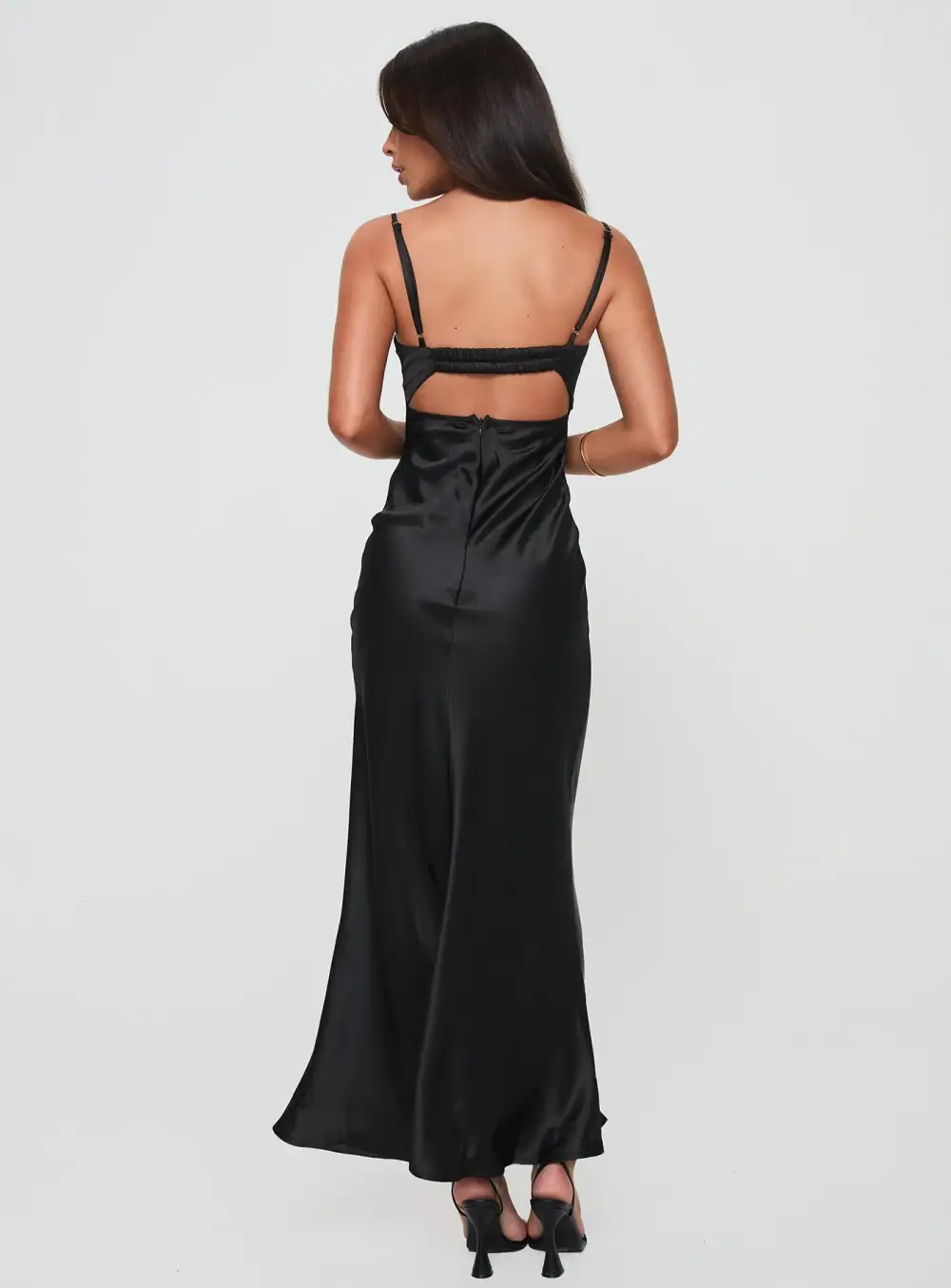 Drop Waist Sweetheart Neck Maxi Dress