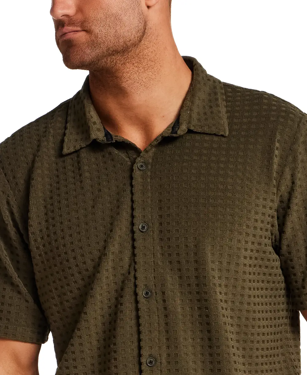 Men's Classic Textured Polo Shirt