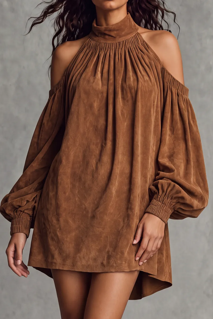Textured Mini Dress