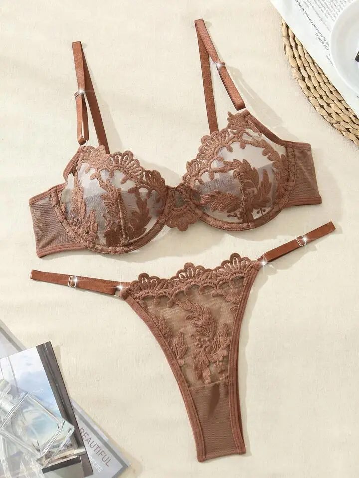 Layered Sheer Lingerie Set