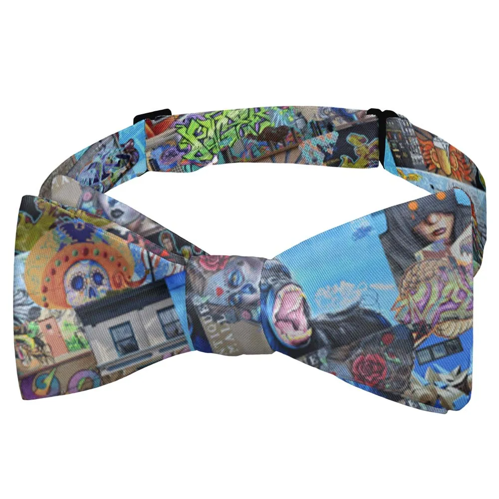 Lincoln Park Street Art Pattern Bow Tie