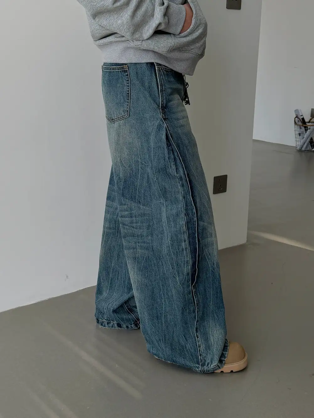 Bamboo Wash Scimitar Jeans